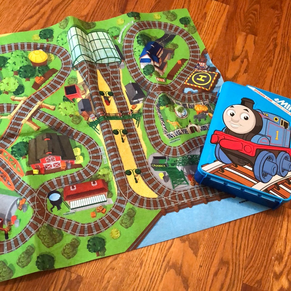 Thomas the Train mini case and trains